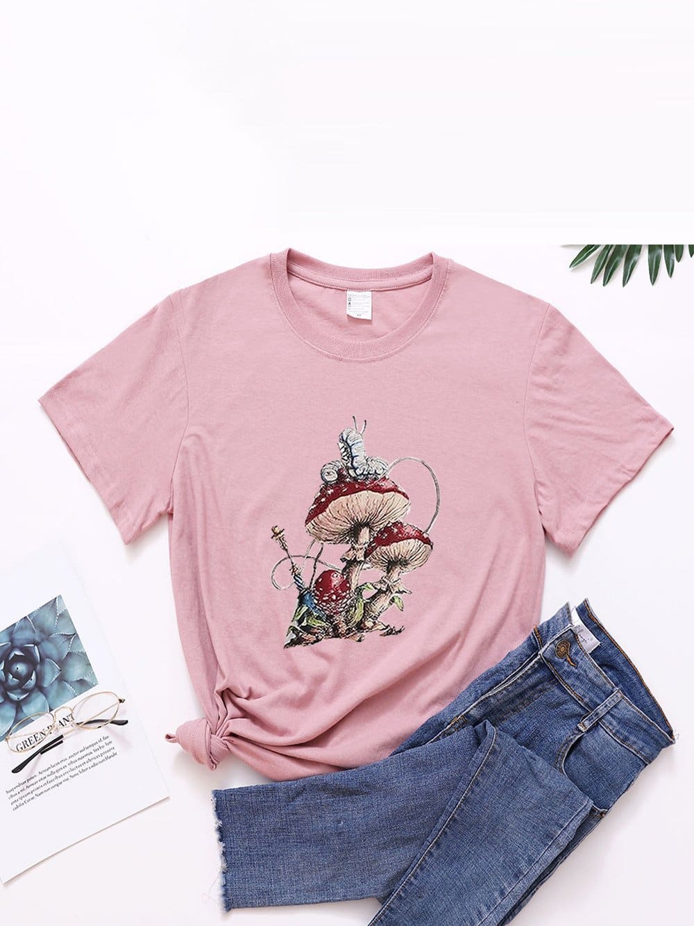 lovevop Stylish Casual Versatile Short Sleeve T-Shirt Summer