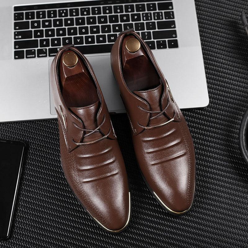 lovevop Business Formal Men's Lace-up Casual Shoes