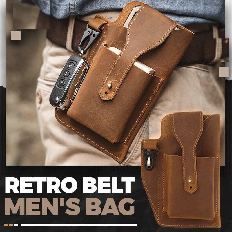 🔥50% OFF🔥Retro Belt Waist Men's Bag