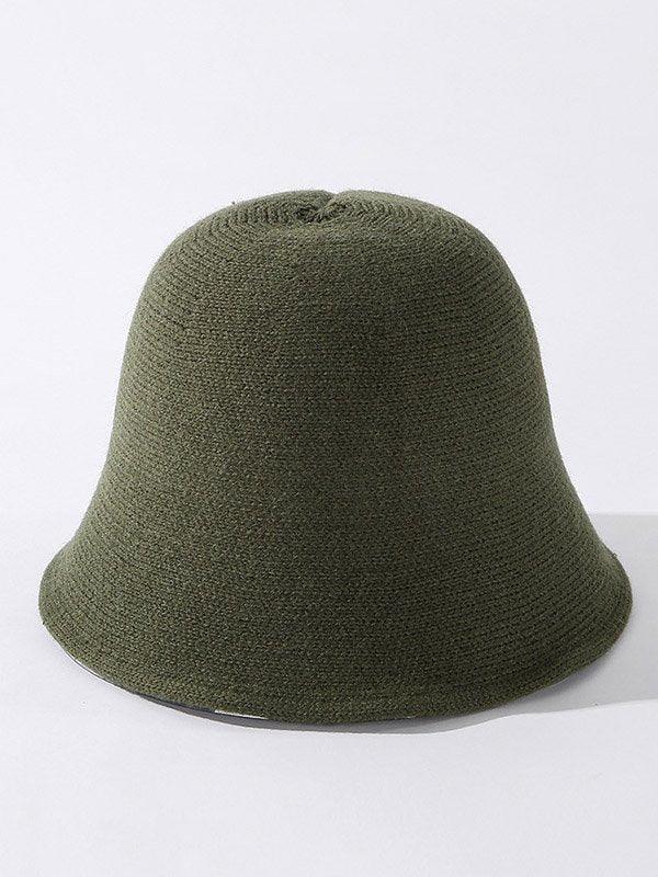 lovevop Original Solid Knitting Bucket Hat