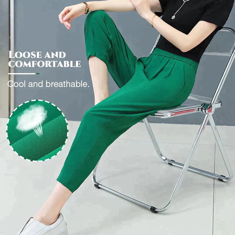 Women's breathable, casual, straight trousers with stretch(49% off)