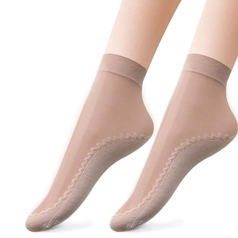 Skin-friendly Silky Cotton Socks