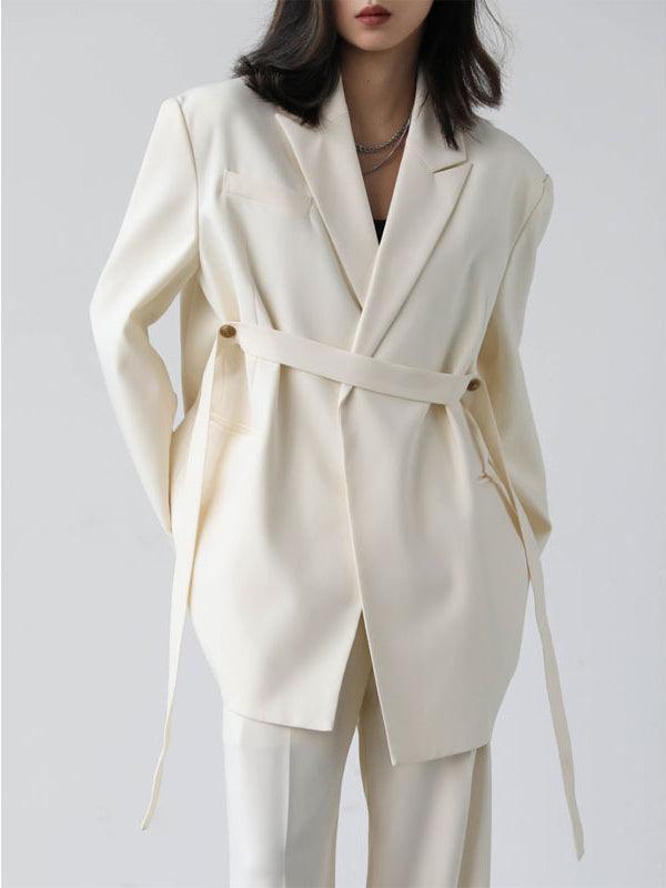 lovevop Streamer Mid-length Drape Suit Jacket