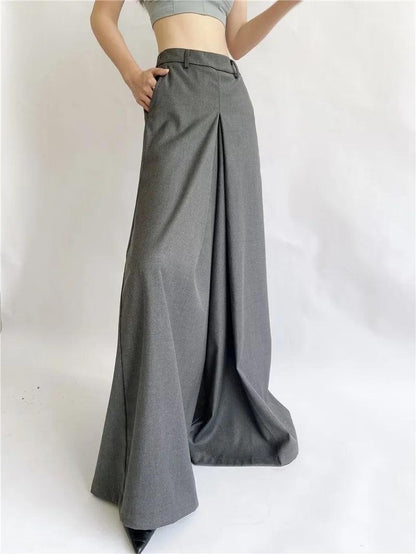 lovevop Loose Pleated Wide Leg Pants