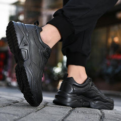 lovevop Thick-soled Plus Velvet Plus Size Casual Running Men's Shoes