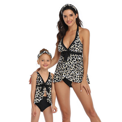 「🌼Summer Flash Sale - 50% Off」Covering The Belly Slimming One-Piece Mommy and Me Swimsuit