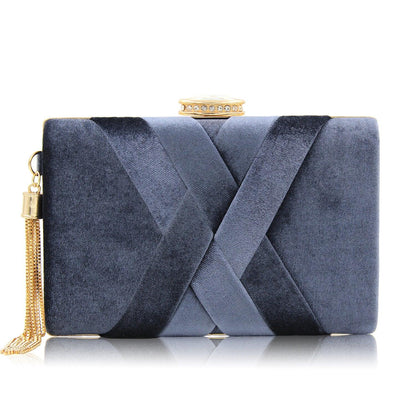 lovevop Milisente  New Arrival Women Clutch Bags Top Quality Suede Clutches Purses Ladies Tassels Evening Bag Wedding Clutches