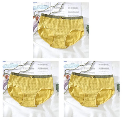 Women's seamless high elastic mid waist panties