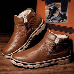 lovevop Snow boots men's casual Martin boots men's boots