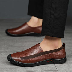 lovevop New Men'S Fashion Casual Leather Shoes