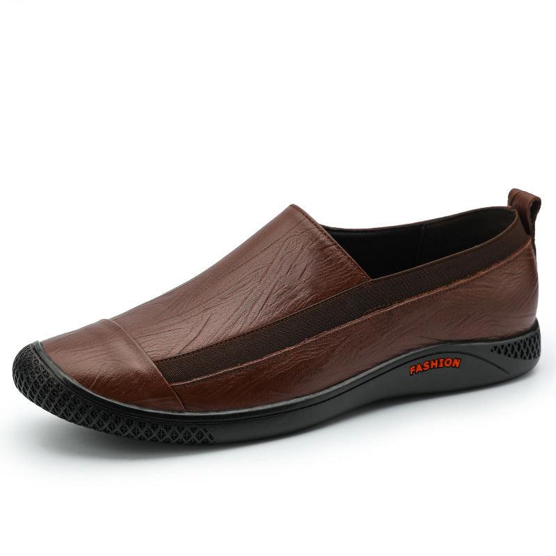 lovevop New Men'S Fashion Casual Leather Shoes