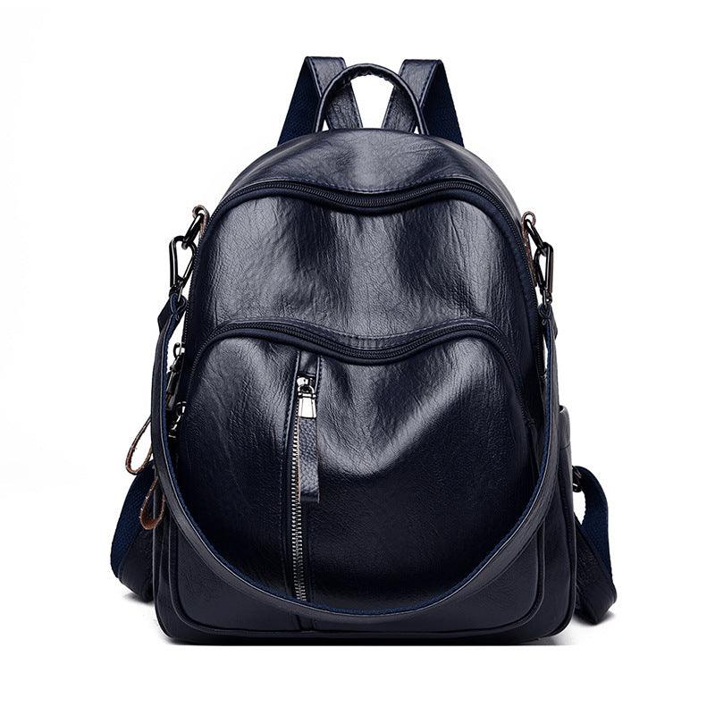 lovevop New handbag Korean lady PU backpack fashion tide all-match leisure travel backpack bag can be issued on behalf of the PU