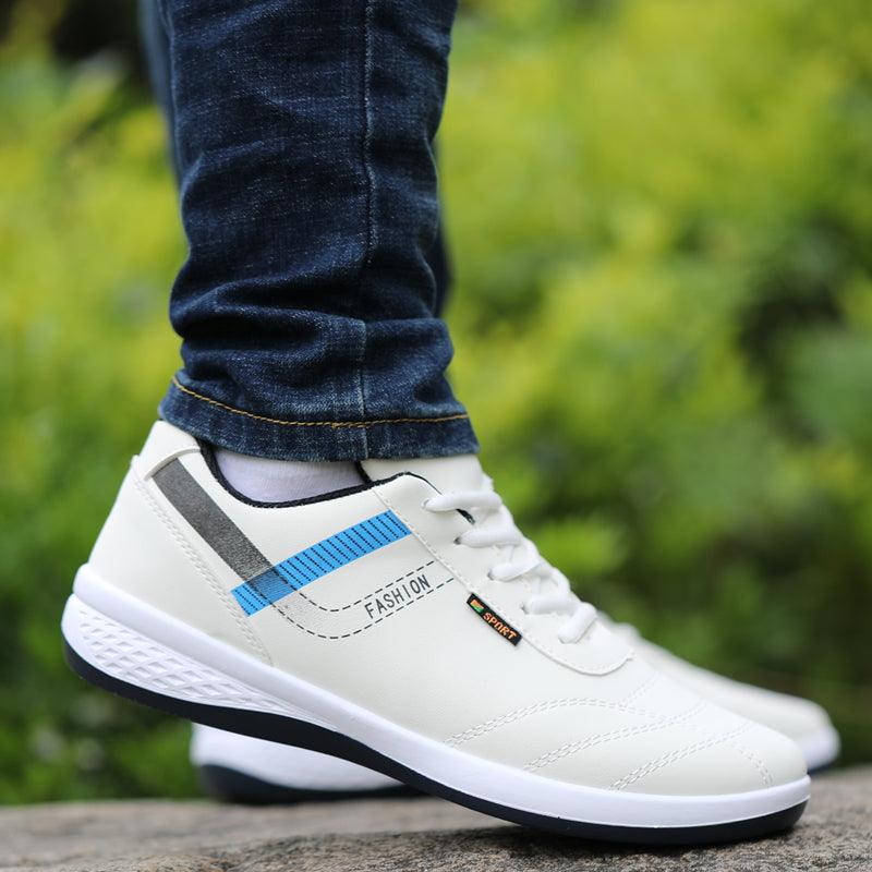 lovevop Waterproof Men's Shoes New Breathable Leather Casual Shoes