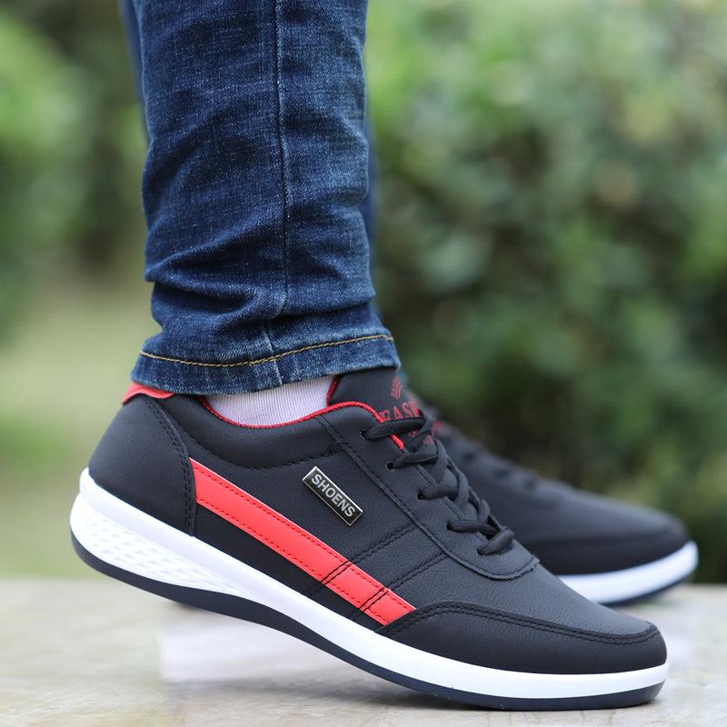 lovevop Waterproof Men's Shoes New Breathable Leather Casual Shoes