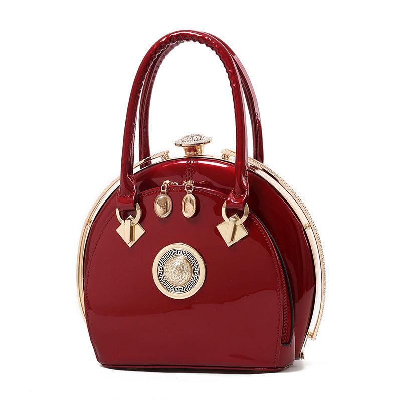 lovevop Fashionable High-End Handbags with Bright Leather for a Noble and Trendy Look