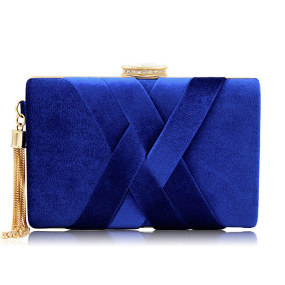 lovevop Milisente  New Arrival Women Clutch Bags Top Quality Suede Clutches Purses Ladies Tassels Evening Bag Wedding Clutches