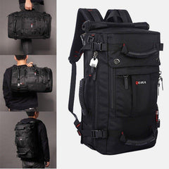 lovevop Men Multi-carry Large Capacity Travel Outdoor Multi-function 15.6 Inch Laptop Bag Travel Bag Backpack