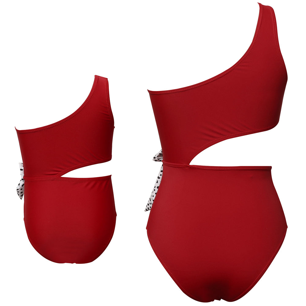 「🌼Summer Flash Sale - 50% Off」Bowknot One-Piece Backless Mommy and Me Swimsuit