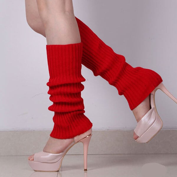 Long Socks Womens Leg Warmer Knitted Warm Foot Cover