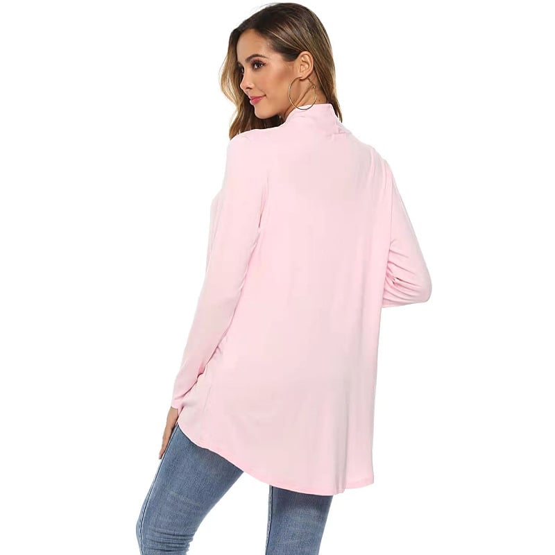 Women's casual lightweight open front long sleeve cardigans