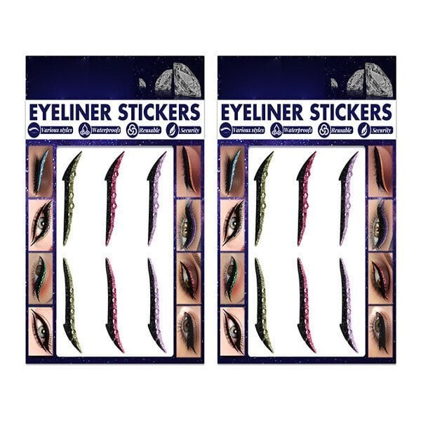 🔥HOT SALE 🔥Waterproof&Reusable Eyeliner And Eyelash Stickers