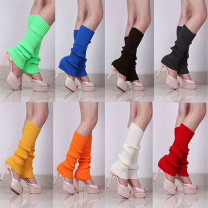 Long Socks Womens Leg Warmer Knitted Warm Foot Cover