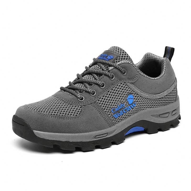 lovevop Men Mesh Breathable Slip Resistant Outdoor Climbing Shoes