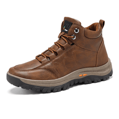 lovevop Men Outdoor Waterproof Comfy Slip Resistant Casual Sport Hiking Boots