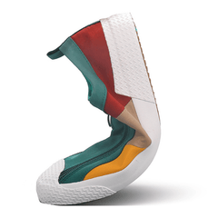 lovevop Men Colorblock Comfy Breathable Zipper Casual Canvas Sneakers