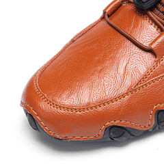 lovevop Menico Men Handmade Leather Non Slip Soft Sock Ankle Boots
