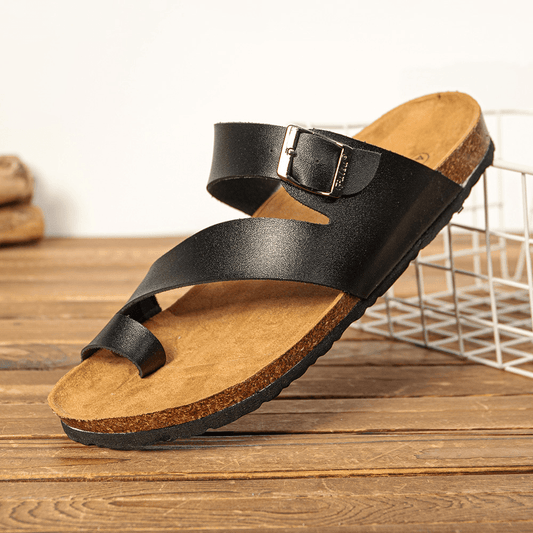 lovevop Men Breathable Non Slip Flip Soft Sole Beach Casual Slippers