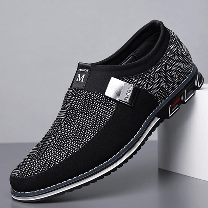 lovevop Men Breathable Non Slip Comfy Soft Bottom Slip on Casual Business Loafers Shoes