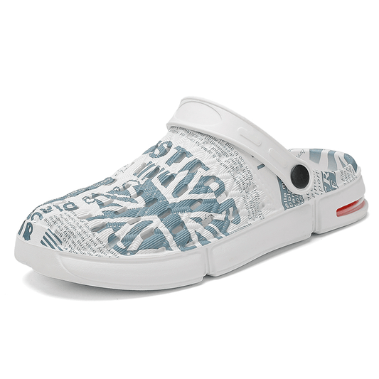 lovevop Men Hydrophobic Cushioned Breathable Lightweight Beach Slippers