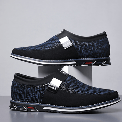 lovevop Men Breathable Non Slip Comfy Soft Bottom Slip on Casual Business Loafers Shoes