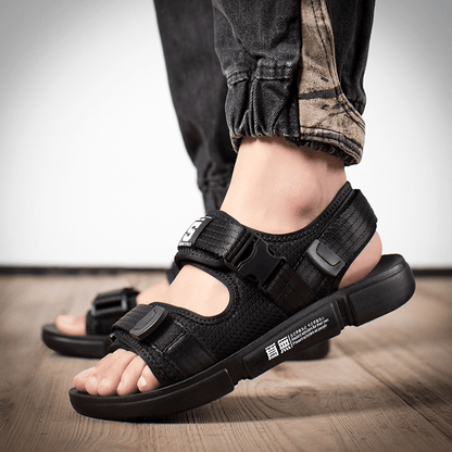 lovevop Men Breathable Non Slip Comfy Outdoor Casual Beach Sandals