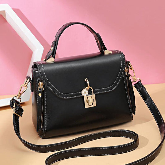 lovevop Simple And Versatile Retro Pu Leather Crossbody Bag