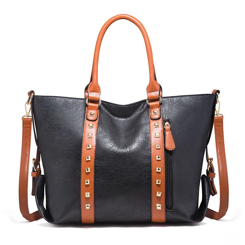 lovevop Large-capacity Leather Shoulder Bag For Ladies