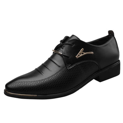 lovevop Business Formal Men's Lace-up Casual Shoes