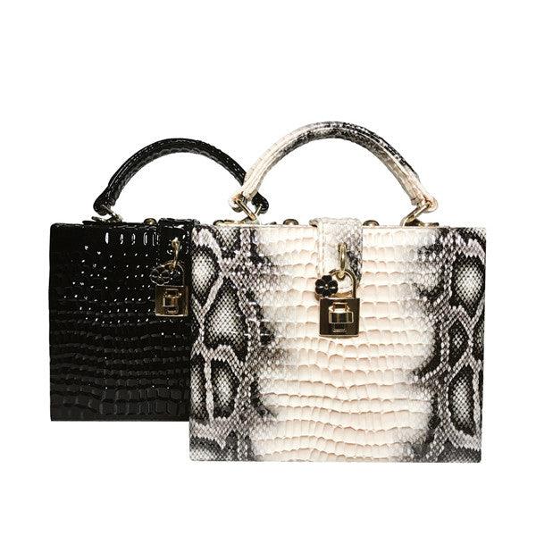 lovevop Python print handbag