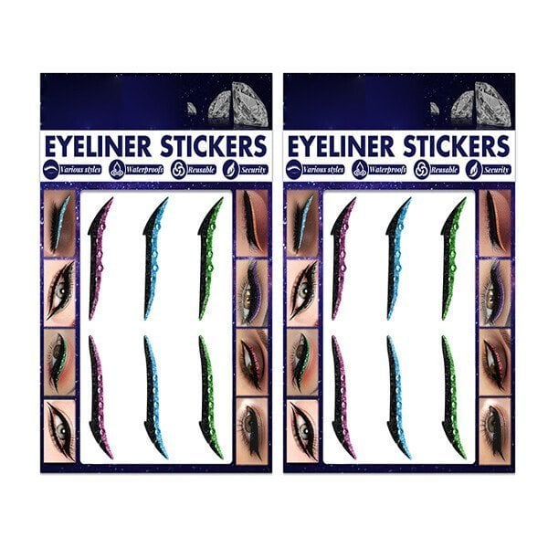 🔥HOT SALE 🔥Waterproof&Reusable Eyeliner And Eyelash Stickers