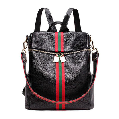 lovevop Hit color ribbon shoulder bag casual handbag fashion wild school Korean backpack