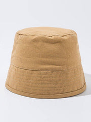 lovevop Ramie Cotton Solid Color Vintage Fisherman Hat