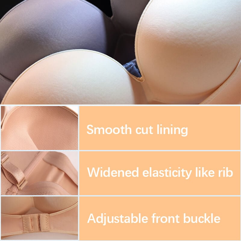 Invisible Strapless Super Push Up Bra