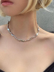 lovevop Original Irregular Simple Designed Necklace