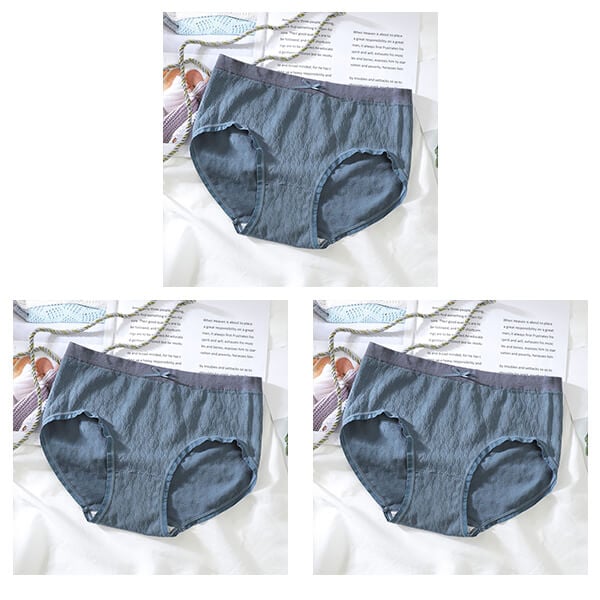 Women's seamless high elastic mid waist panties