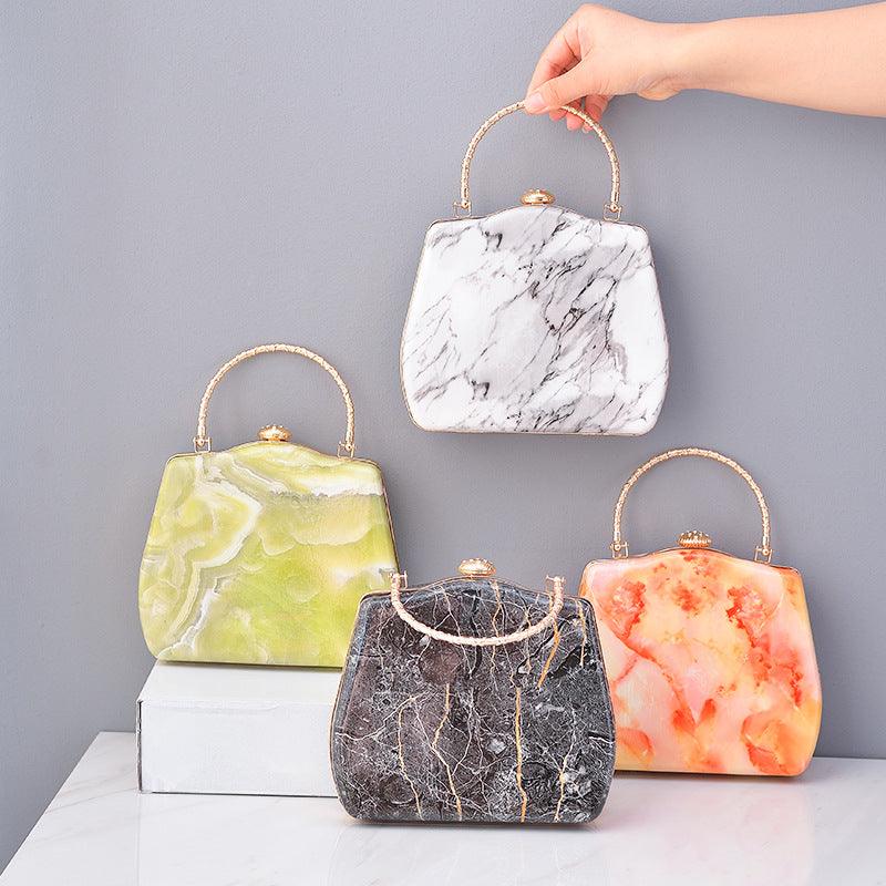 lovevop Fashion Simple Ladies Marble Crossbody Bag