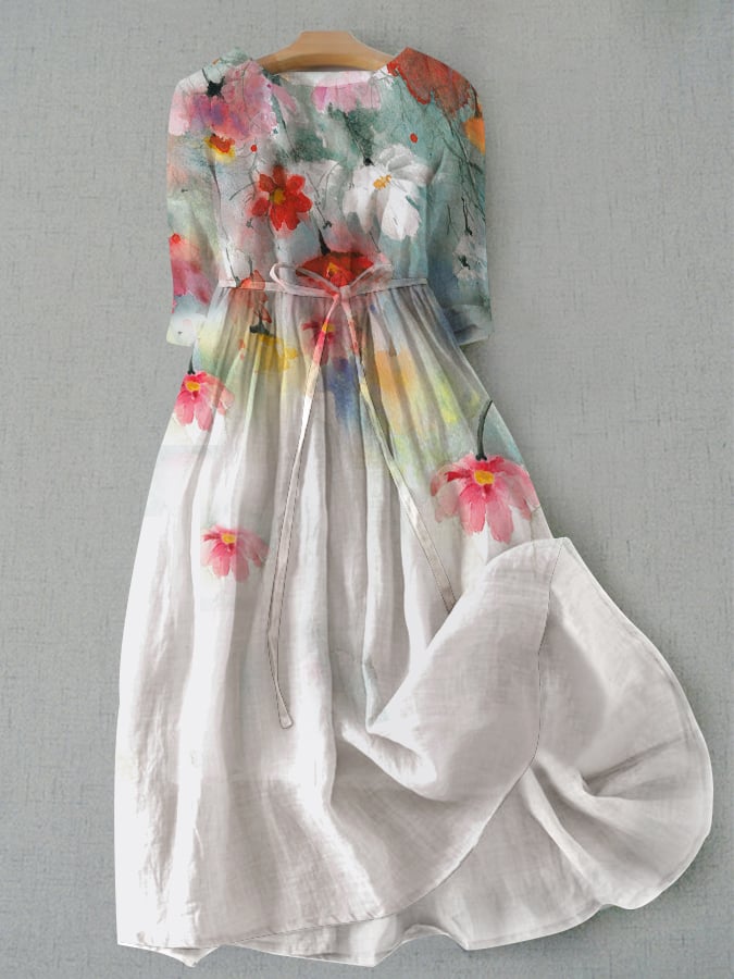 Lovevop Loose Art Print Dress