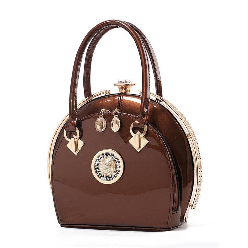 lovevop Fashionable High-End Handbags with Bright Leather for a Noble and Trendy Look