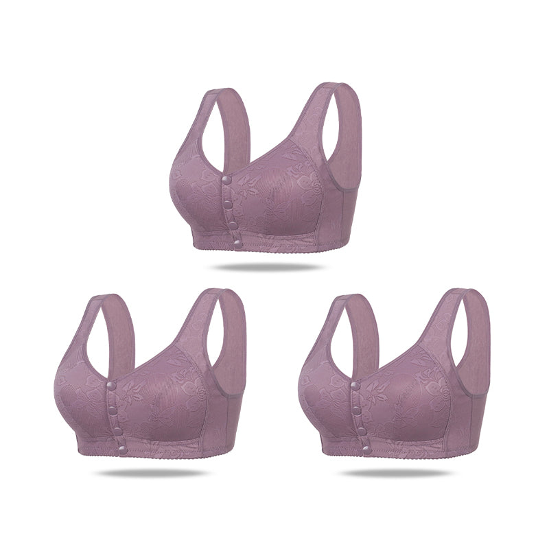 🔥Buy 1 Get 3(3packs)🔥Women's Cotton Front Buckle Bra-FREE SHIPPING