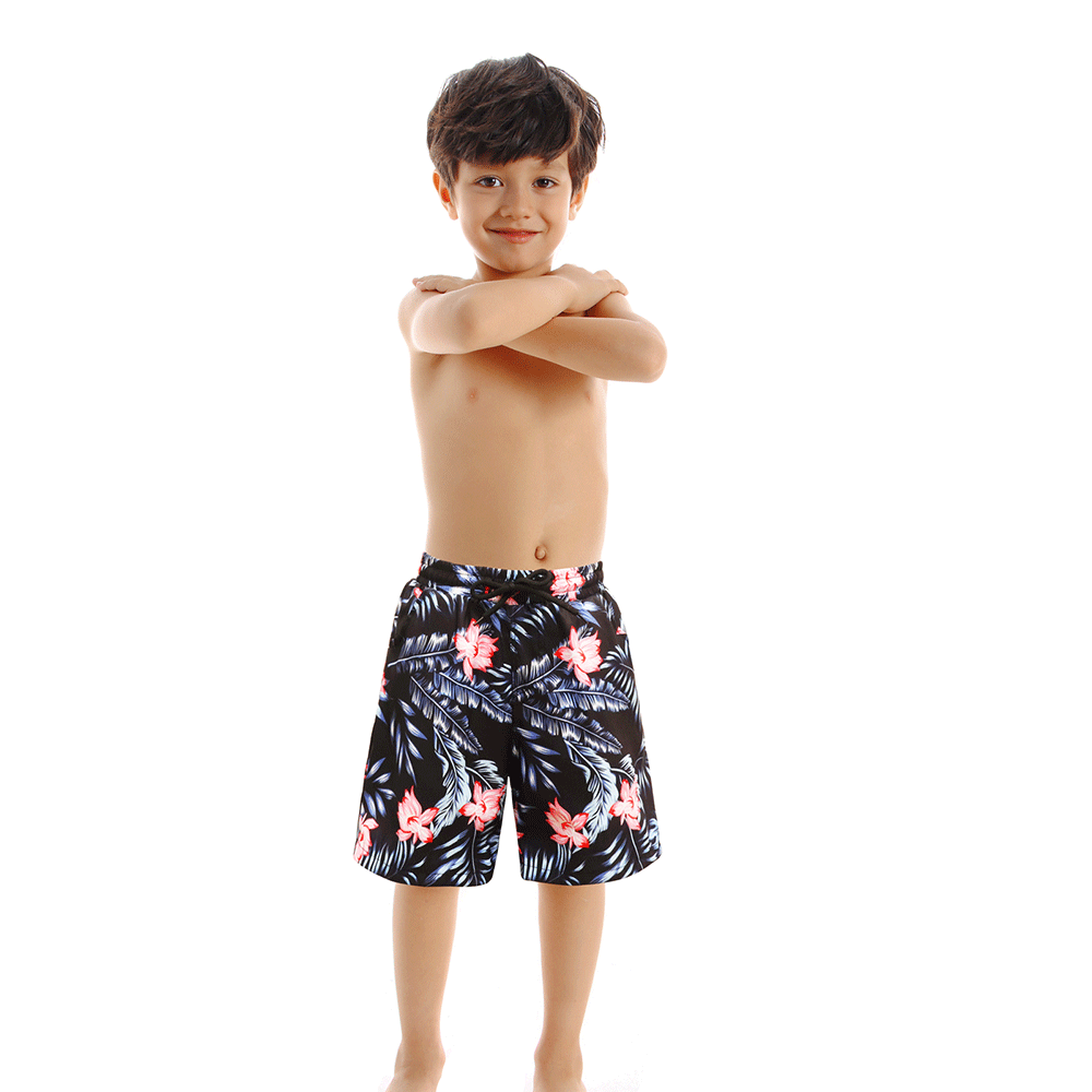 「🎁Father's Day Sale - 50% OFF」Family Matching Blue Floral Printed Swimsuits